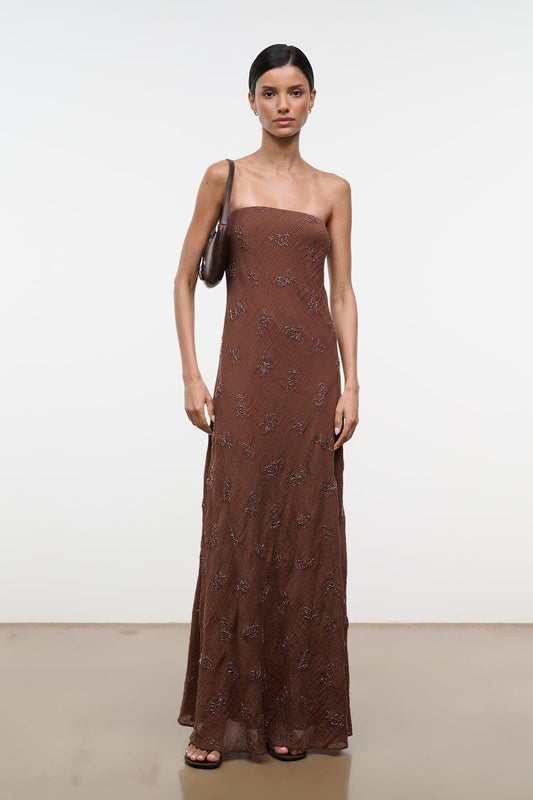 STAUD Cassie Dress Cedar