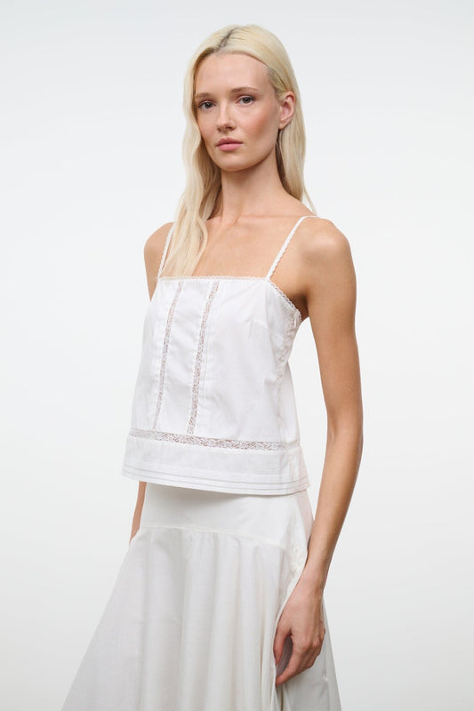STAUD Corinna Top Ivory