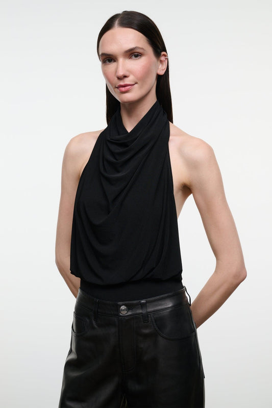 STAUD Monay Bodysuit Black