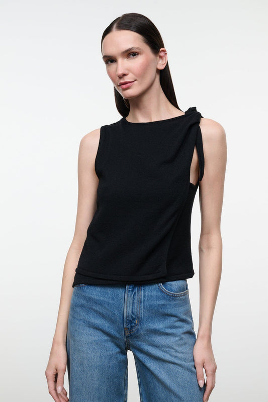 STAUD Enya Top Black