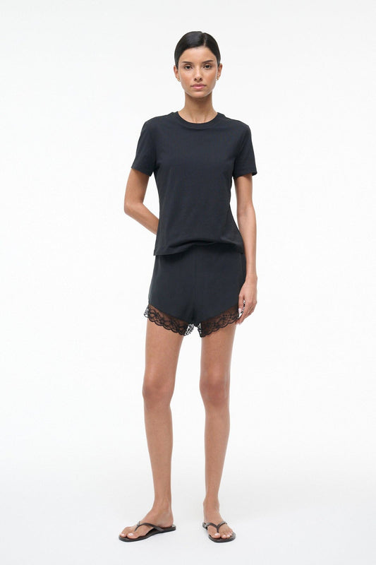 STAUD Von Silk Short Black 1