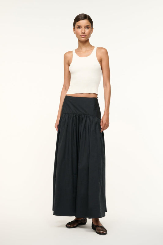 STAUD Procida Skirt Black 1