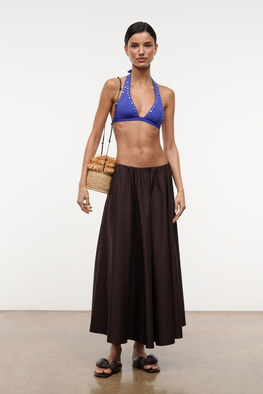 STAUD Milano Skirt Earth