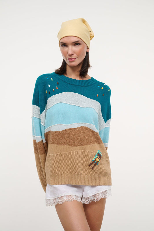 STAUD Giada Sweater Beach Day