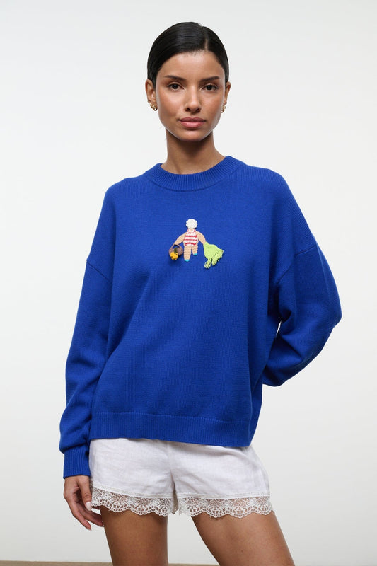 STAUD Giada Sweater Beach Lady