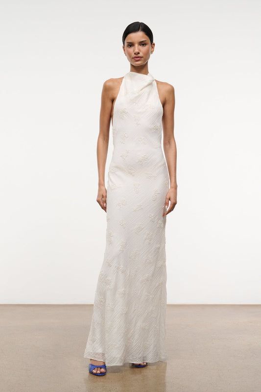 STAUD Roselle Dress White