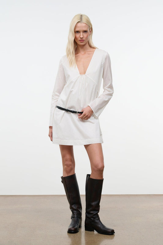 STAUD Vivi Dress Ivory