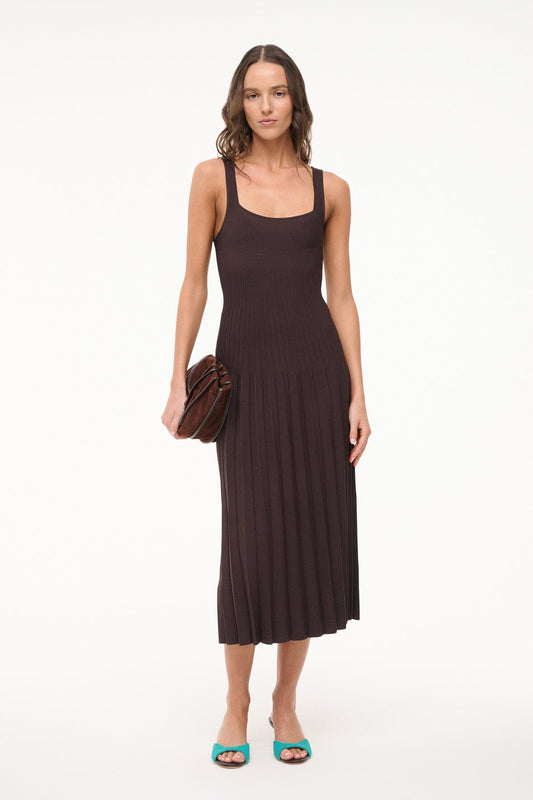 STAUD Ellison Dress Earth