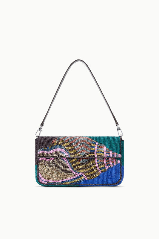 STAUD Timmy Convertible Shoulder Bag Conch Shell