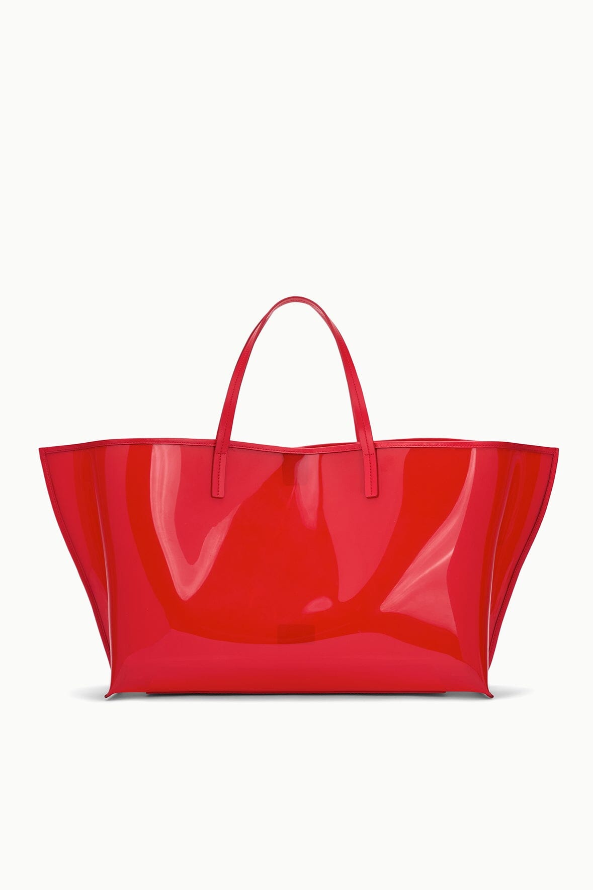 STAUD Christos Large Tote Red Rose