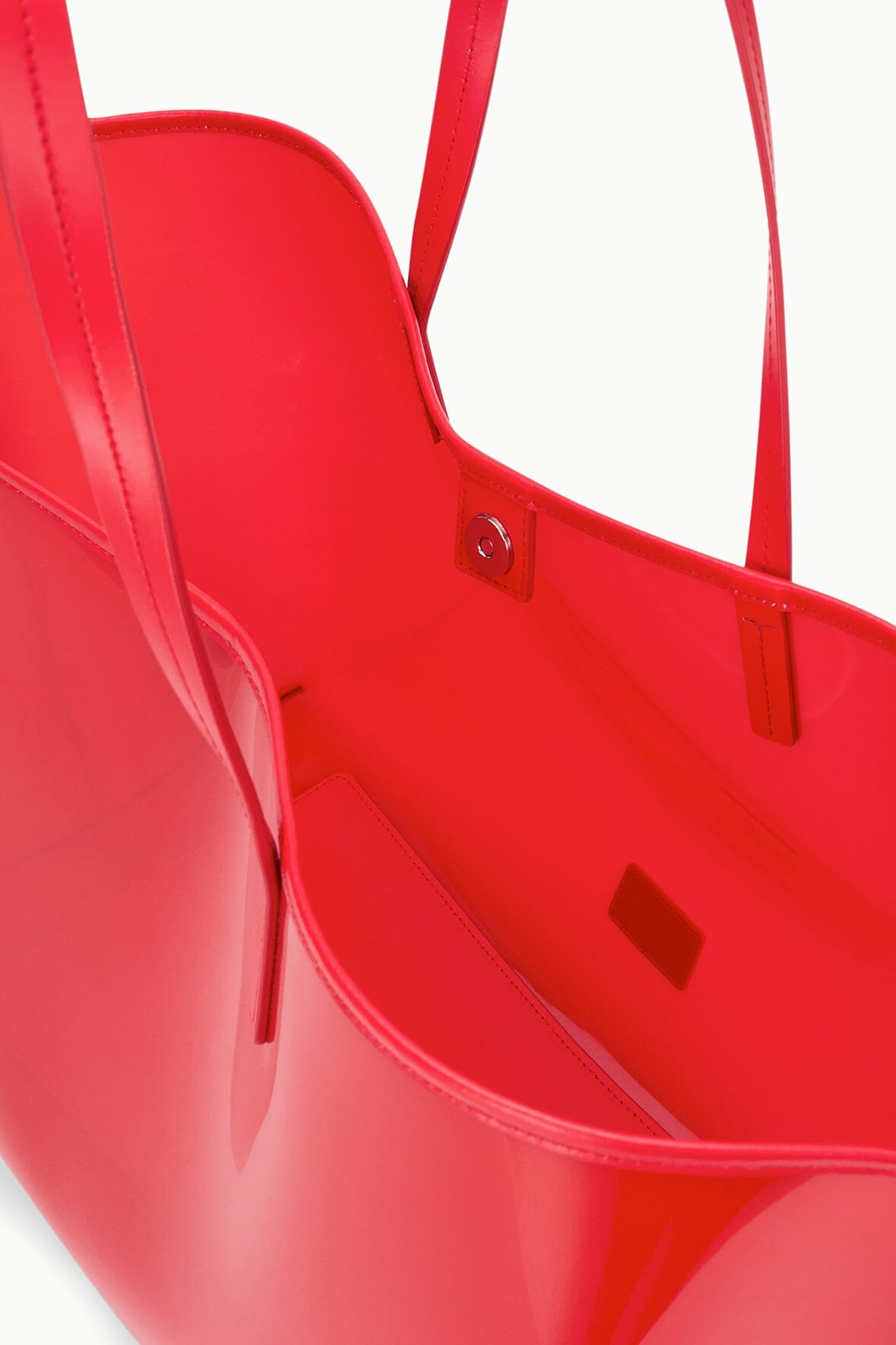 STAUD Christos Large Tote Red Rose