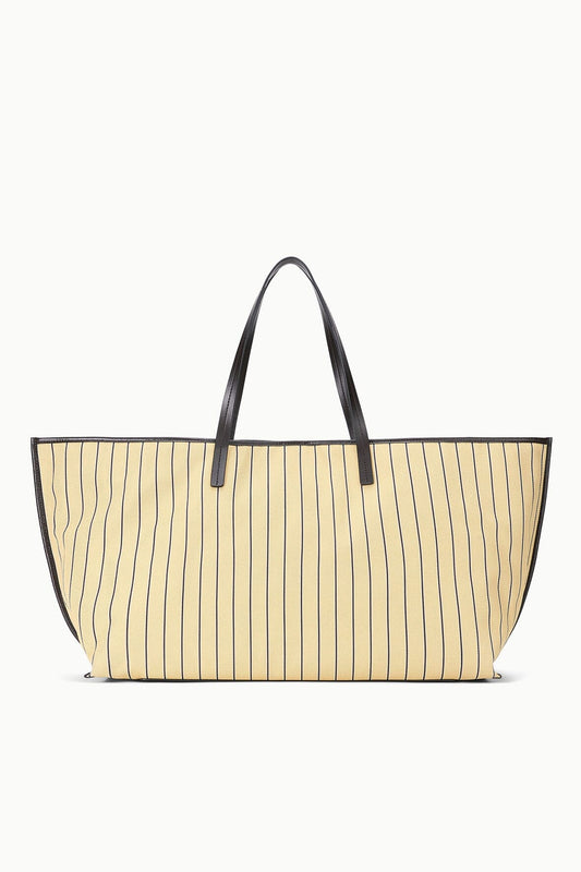 STAUD Christos Large Tote Monday Stripe
