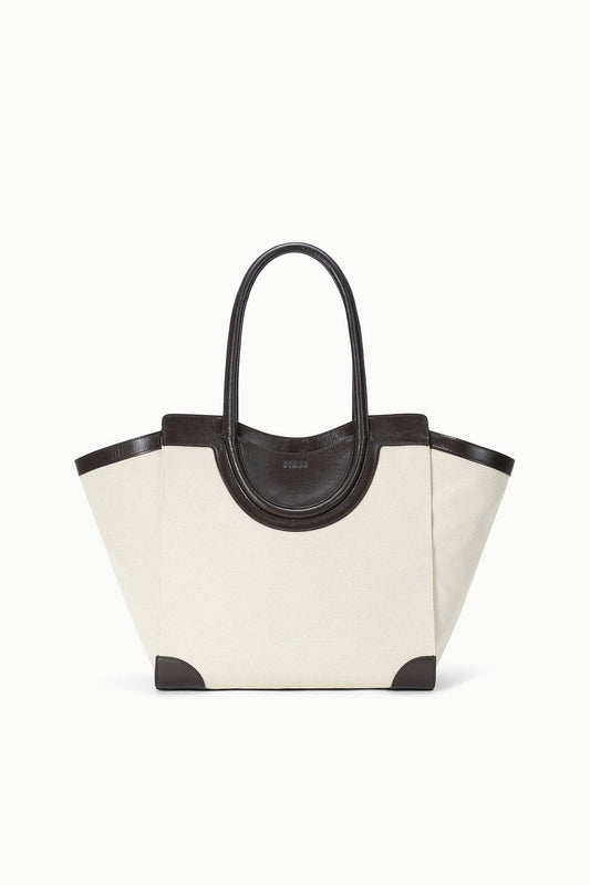 STAUD Maude Tote Bag Natural Espresso