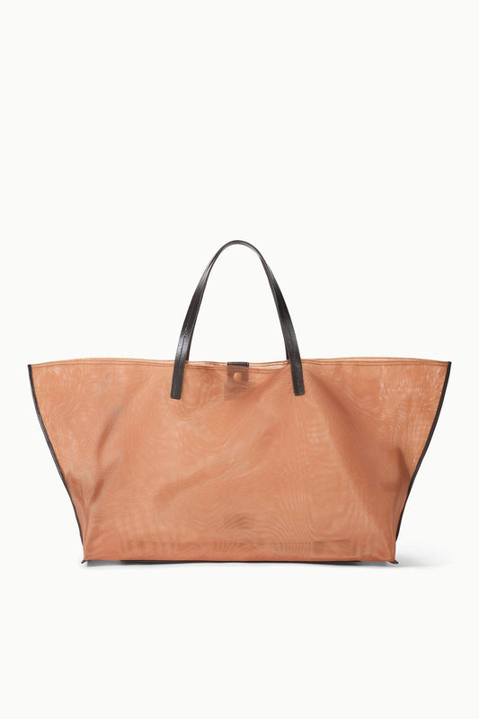 STAUD Christos Large Mesh Tote Camel
