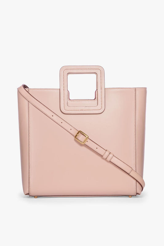 STAUD Shirley Leather Bag - Blush