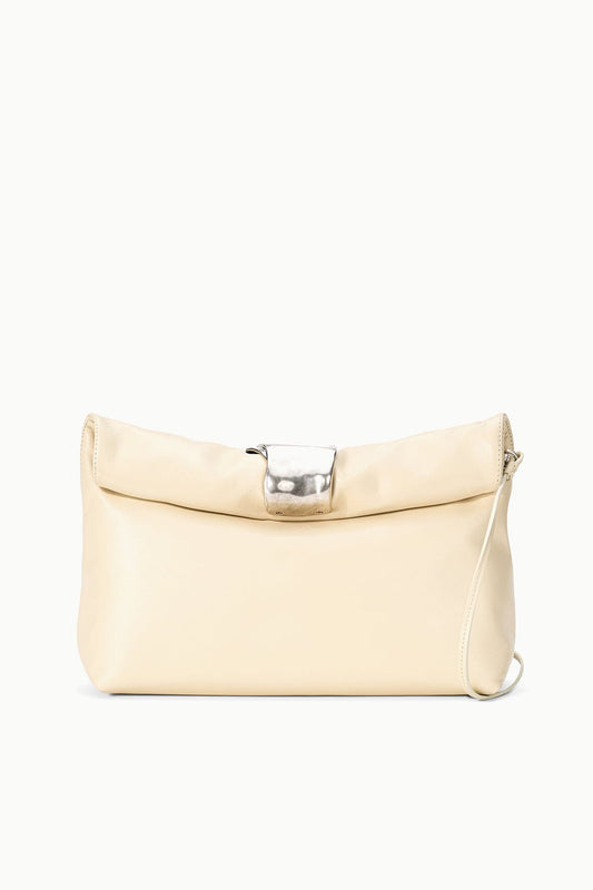 STAUD Cuff Clutch Cream