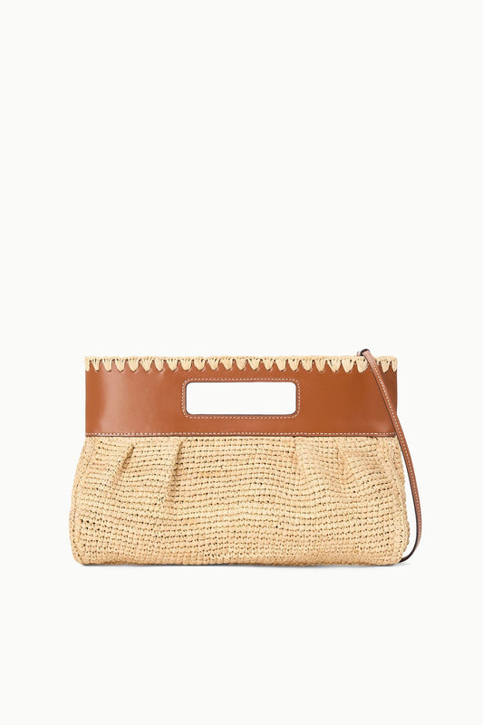 STAUD Lena Clutch Natural/Tan