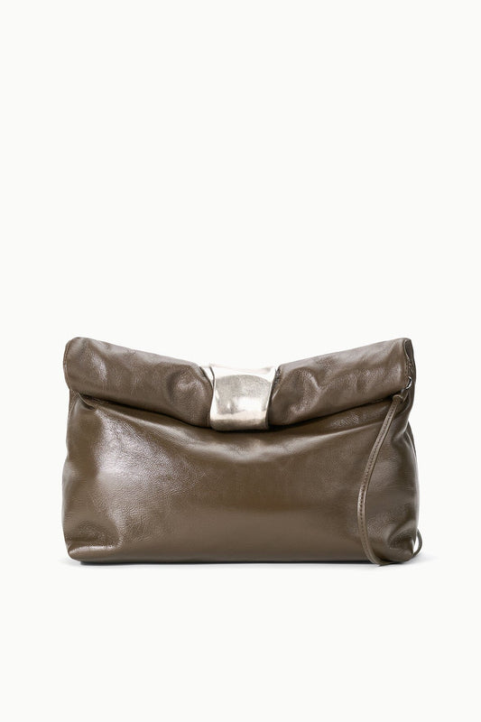 STAUD Cuff Clutch Truffle