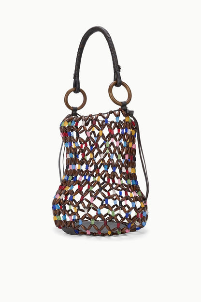STAUD Del Mar Bucket Bag Sea Glass Multi