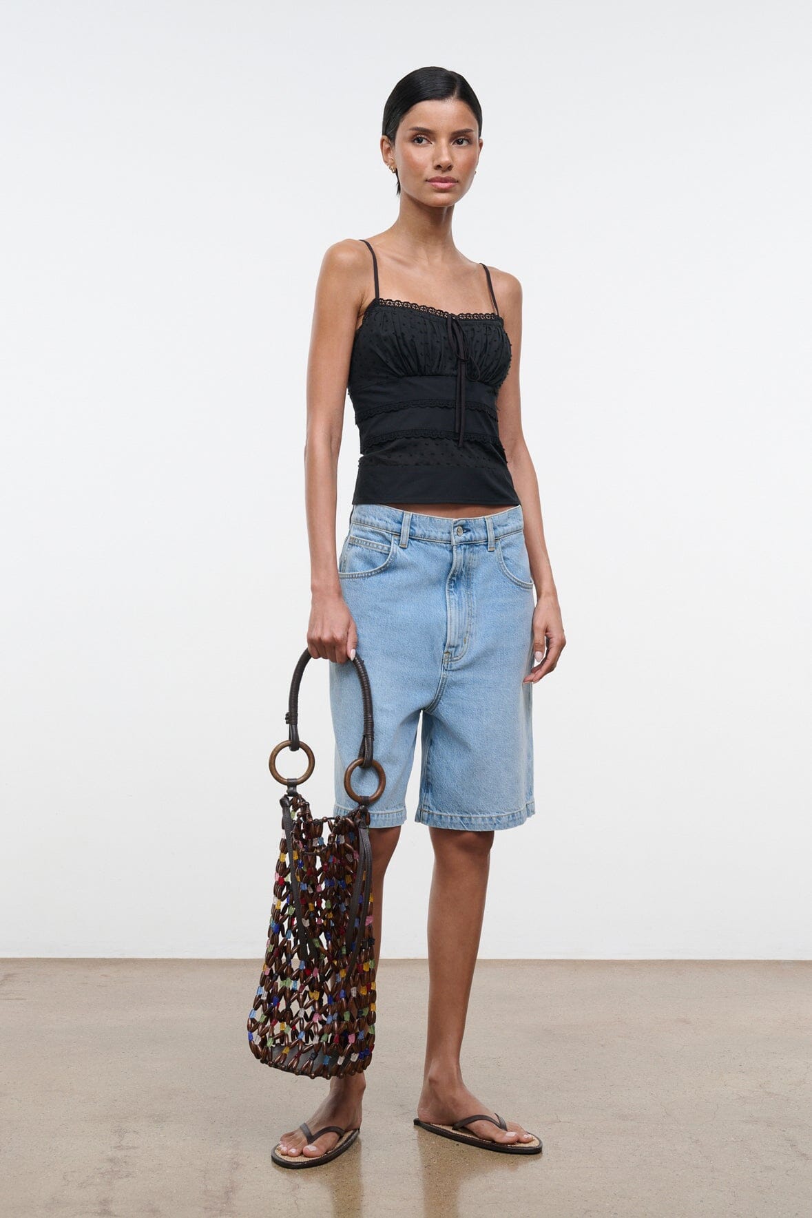 STAUD Del Mar Bucket Bag Sea Glass Multi