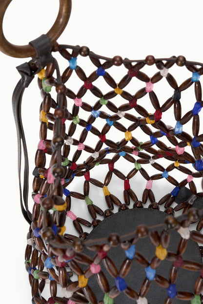 STAUD Del Mar Bucket Bag Sea Glass Multi