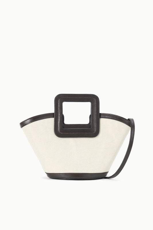STAUD Shirley Mini Bucket Natural Espresso