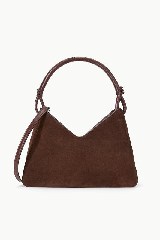 STAUD Valerie Shoulder Bag Mahogany