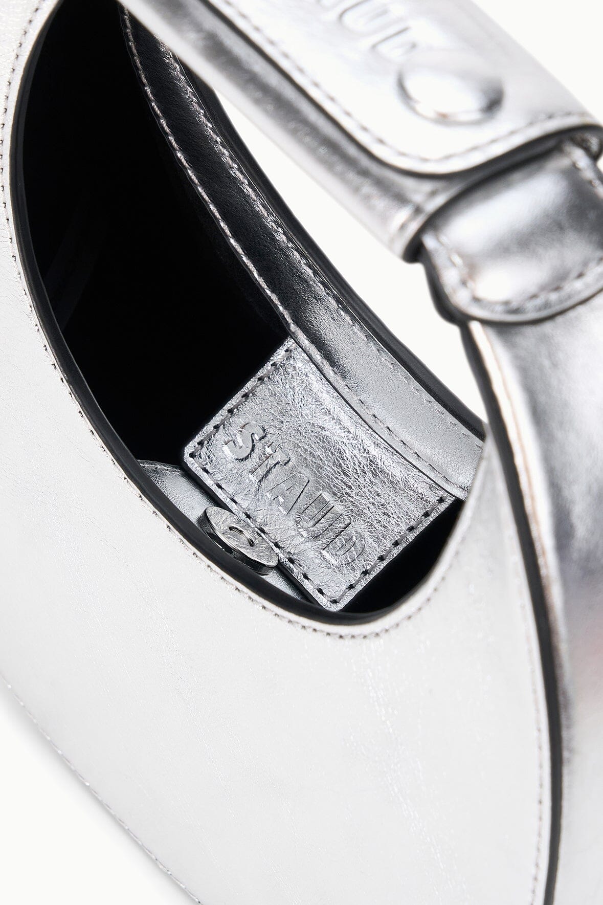 STAUD Good Night Moon Bag Silver
