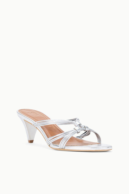 STAUD Carrie Mule Silver
