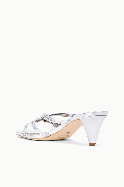 STAUD Carrie Mule Silver