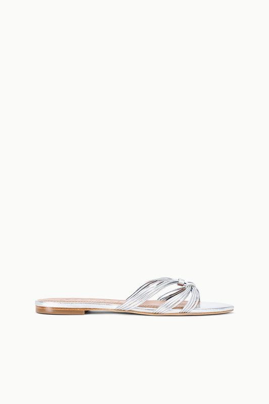 STAUD Carrie Sandal Silver