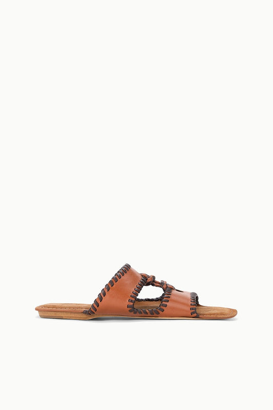 STAUD Mara Sandal Tabac