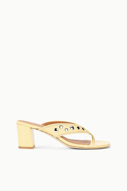 STAUD Nova Thong Heel Butter Studs
