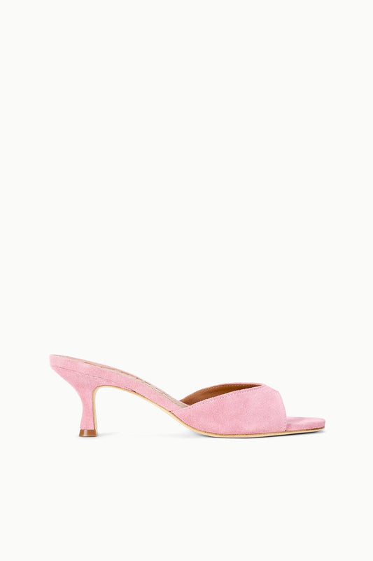 STAUD Brigitte Suede Mule Orchid