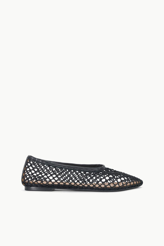 STAUD Alba Ballet Black Netting