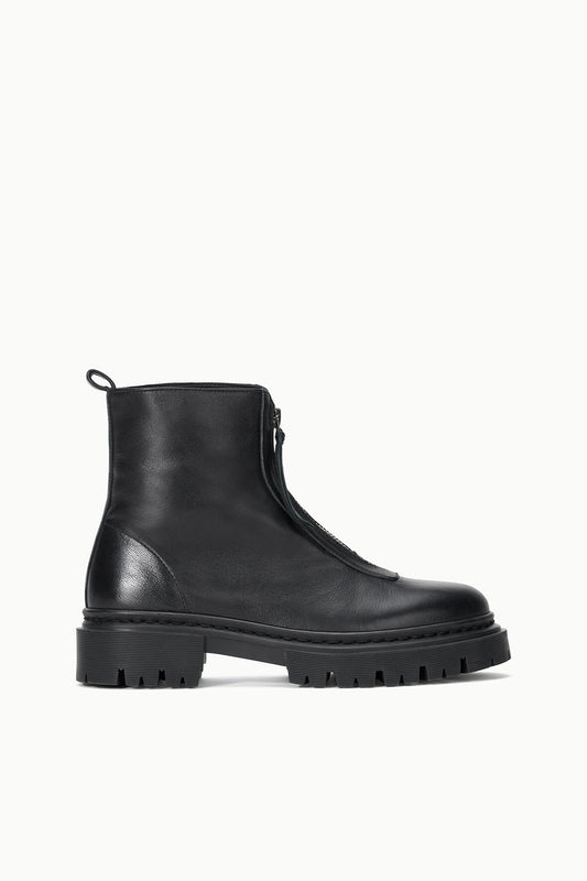 STAUD Miles Zip Ankle Boot Black