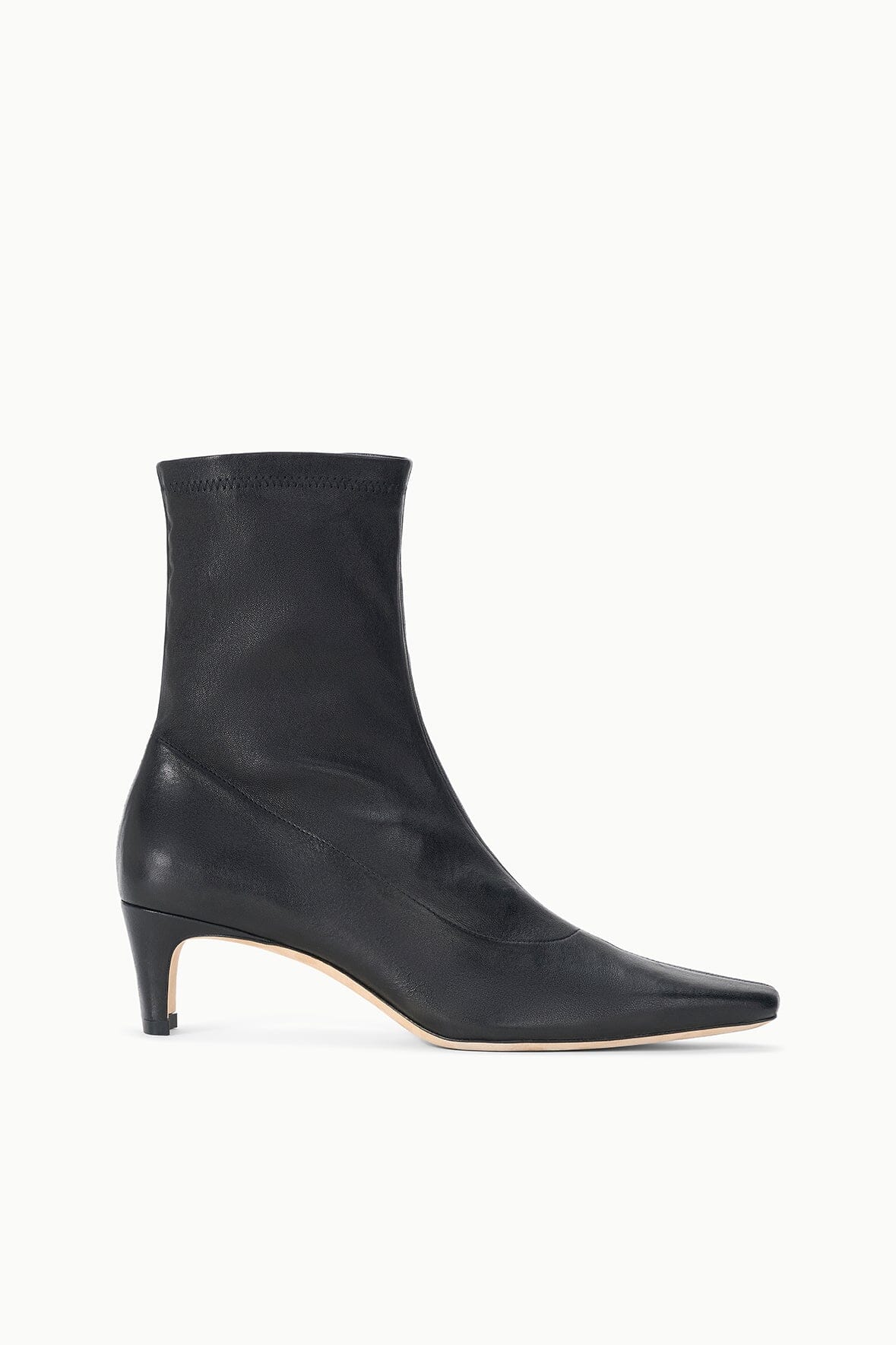 STAUD Wally Sock Ankle Boot Black