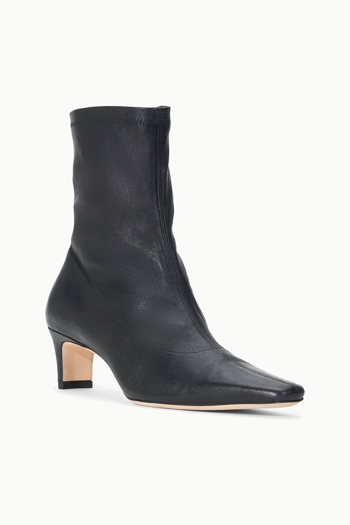 STAUD Wally Sock Ankle Boot Black