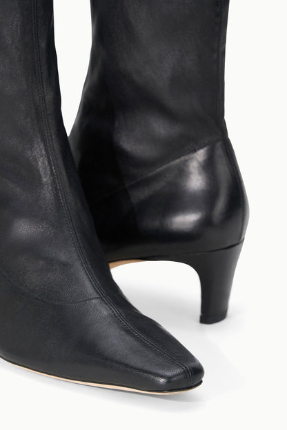 STAUD Wally Sock Ankle Boot Black