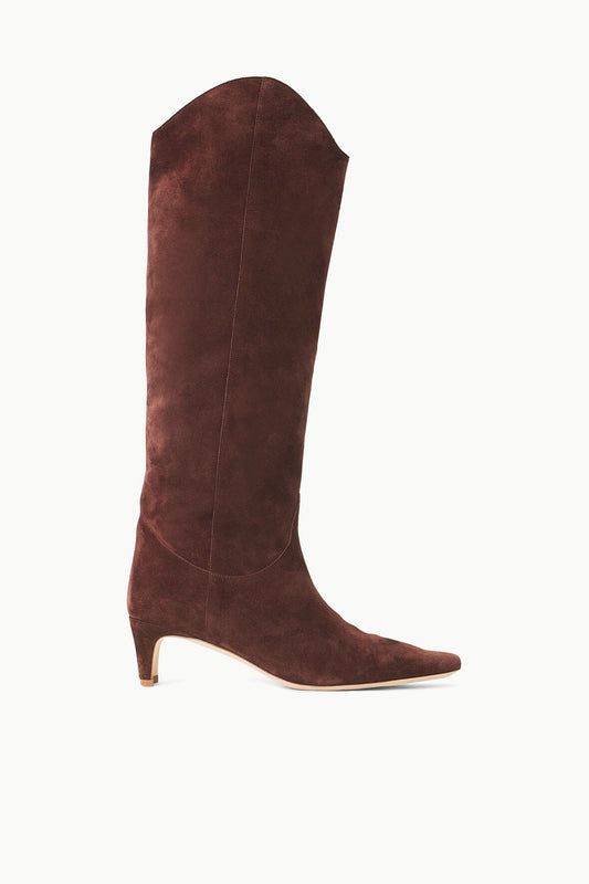 STAUD Western Wally Boot Mahogany