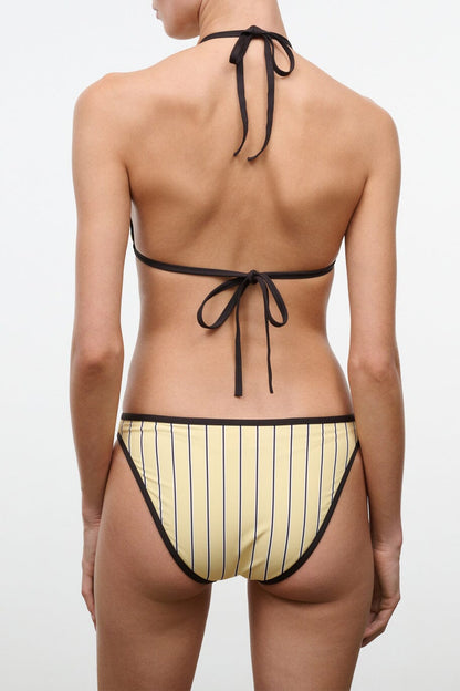 STAUD Coto Bikini Bottom Monday Stripe