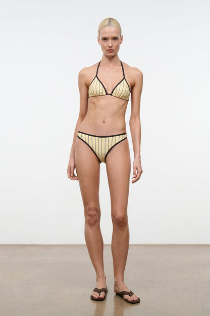STAUD Coto Bikini Bottom Monday Stripe