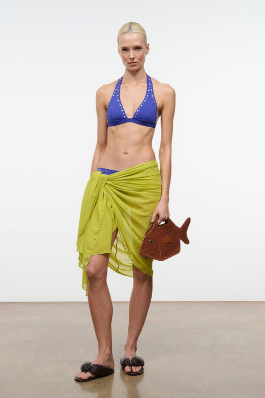 STAUD Inlet Sarong Citron Studs