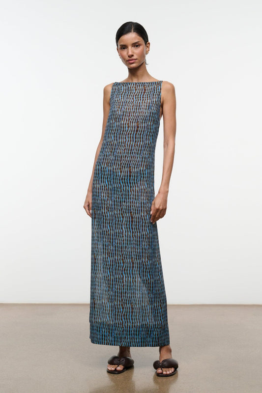 STAUD Yuca Dress Tidal Shell