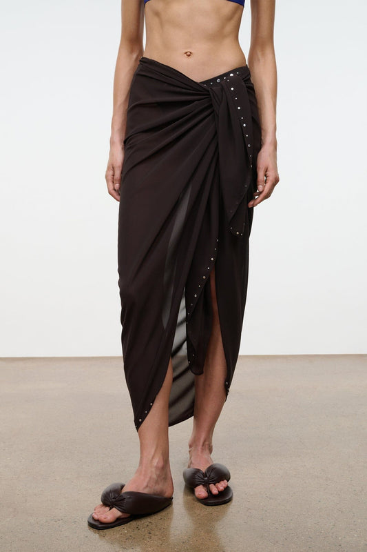 STAUD Inlet Sarong Espresso Studs