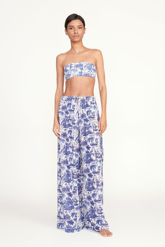 STAUD Marza Pant Blue Toile