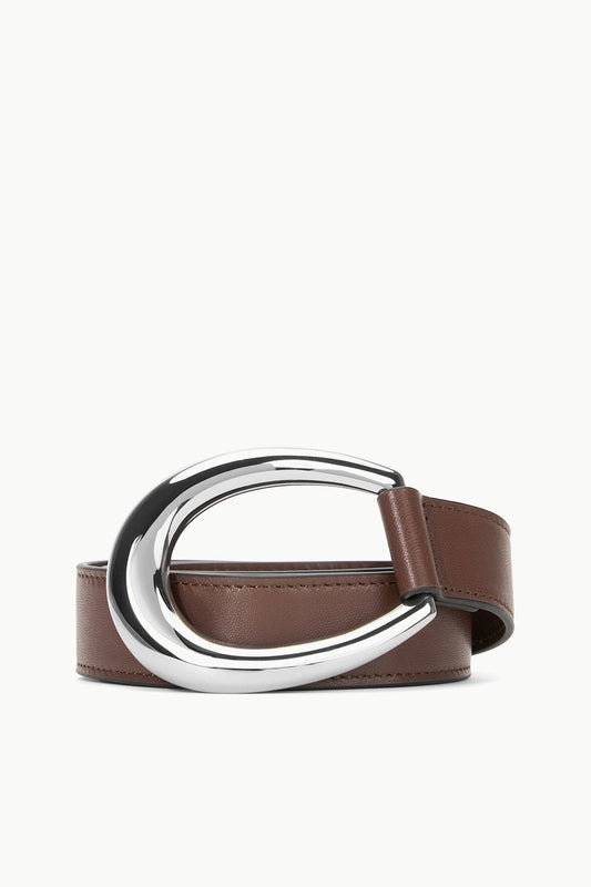 STAUD 30mm Wrap Belt Mahogany Silver
