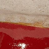 STAUD Ceramic Mushroom Candle Natural Red