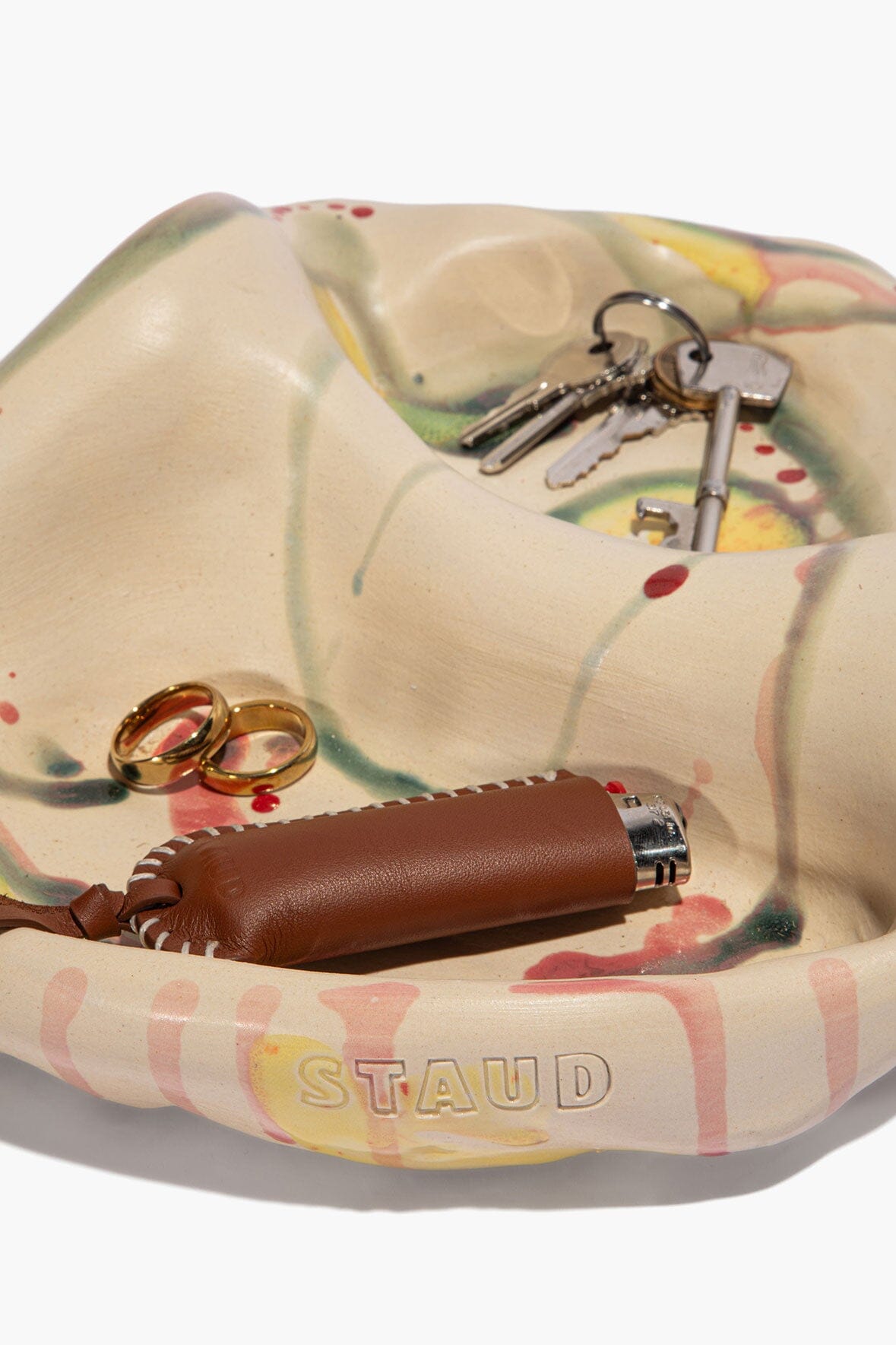 STAUD Wavy Catch All Multi Glaze