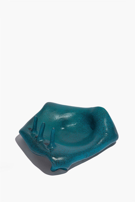 STAUD Bubble Jewelry Holder Blue Glaze